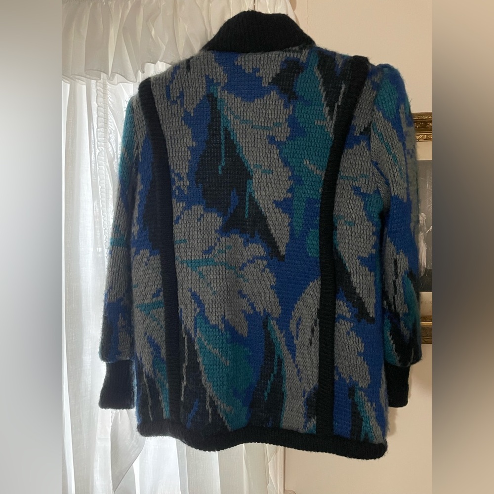 Vintage Allison Smith Knit Sweater Jacket - Picture 5 of 13
